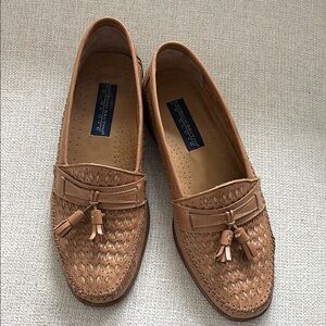 Giorgio Brutini Tan Leather Slip-On Loafers